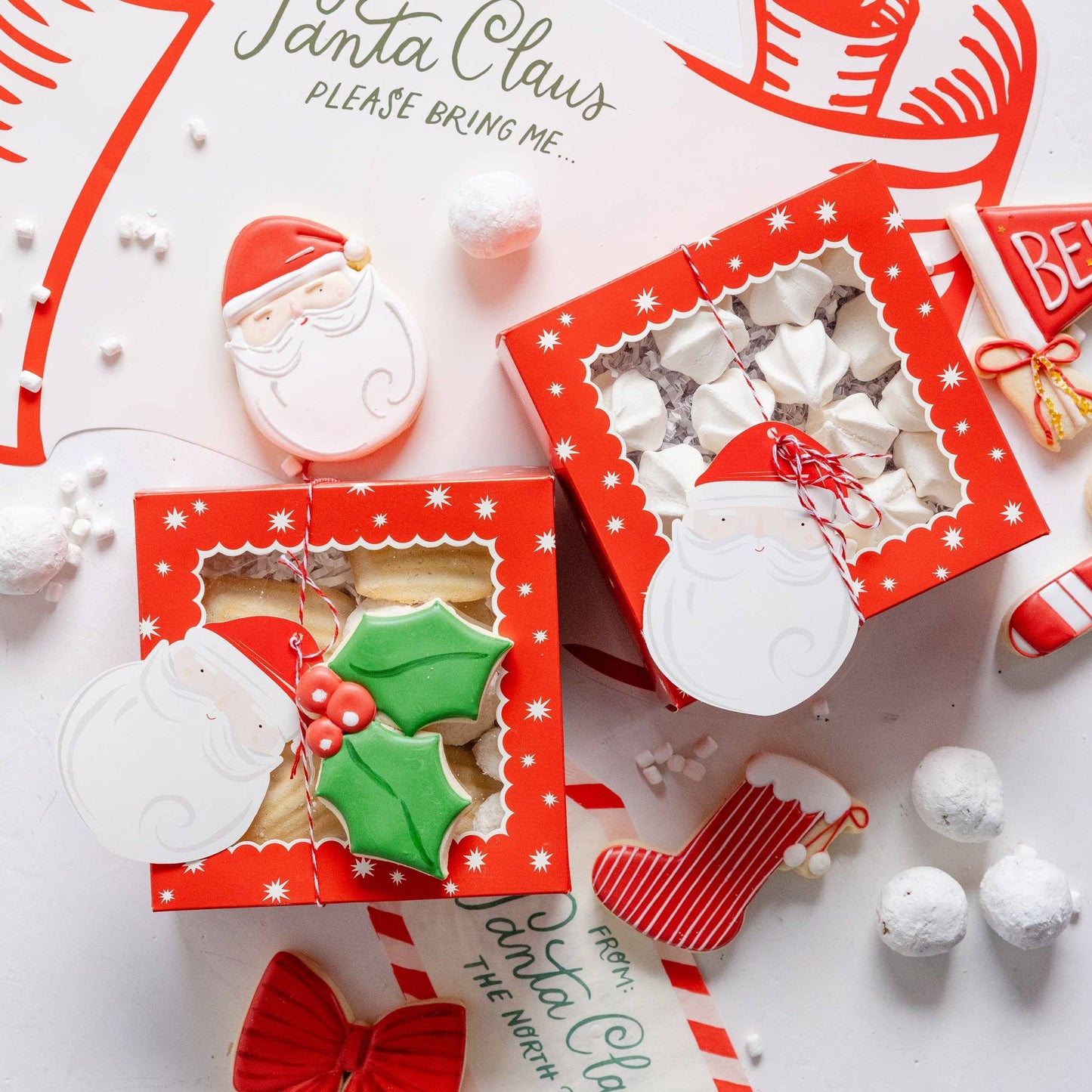 Santa Cookie Box 6ct