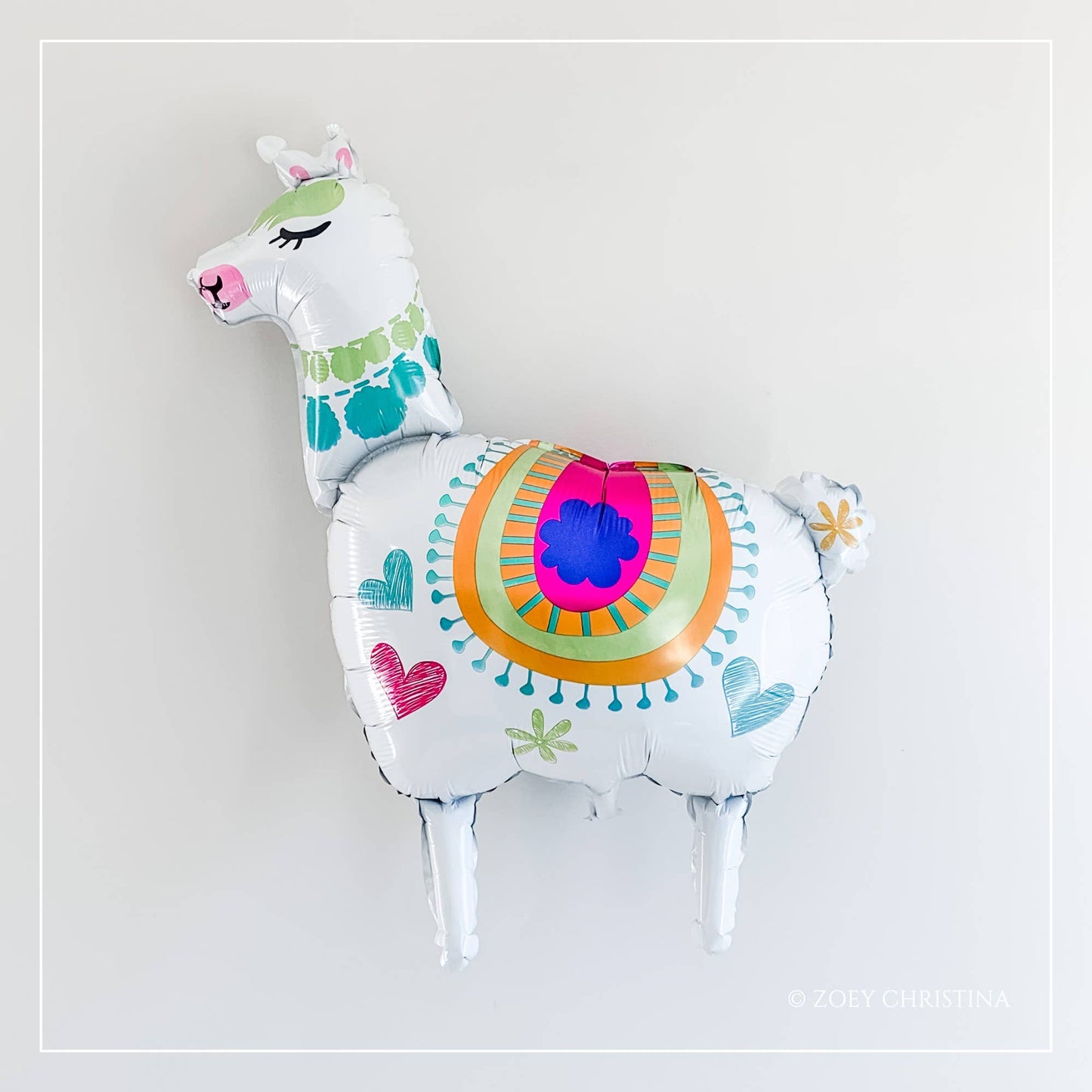 Llama Foil Balloon – Fiesta & Cactus-Themed Party Décor