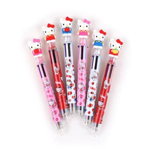 Sanrio Characters 6 Color Ball Point Pencil- 0.7mm