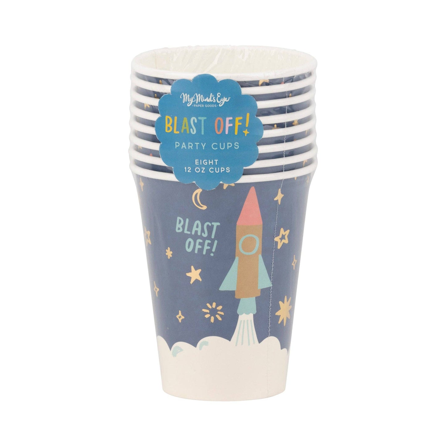 Space Paper Party Cups 8ct