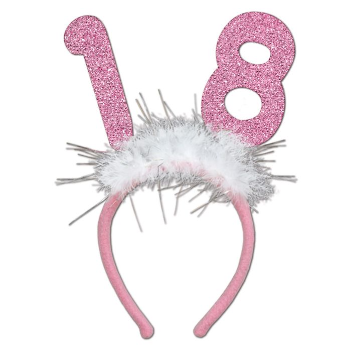 18 Glittered Boppers w/Marabou