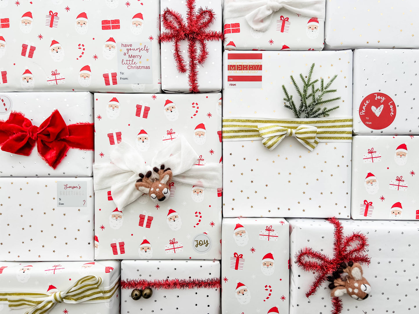 Christmas Gift Wrapping Kit - Santa