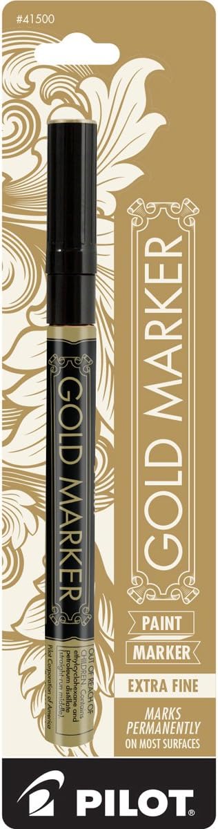 Pilot Metallic Permanent Marker Extra-Fine Gold