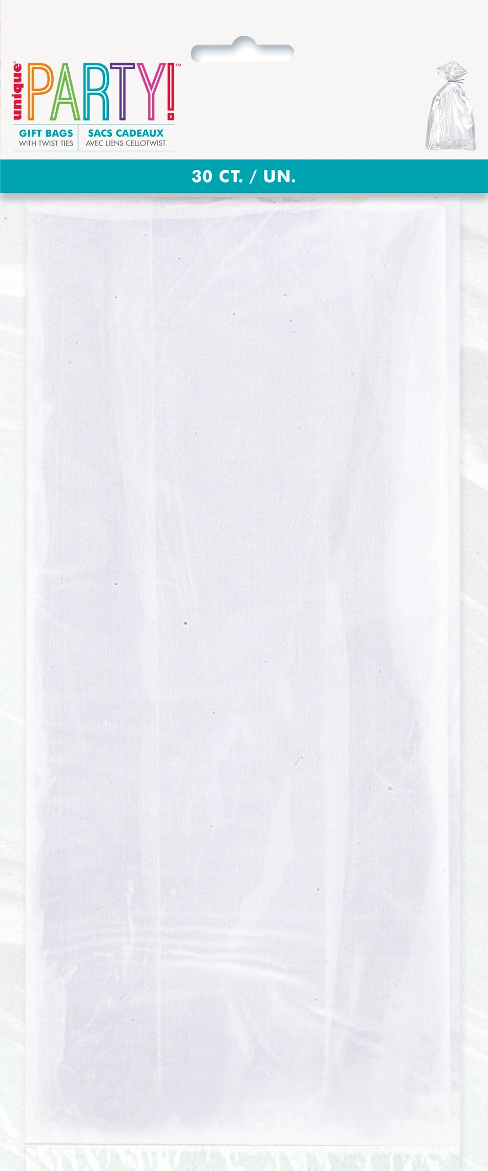 Clear Cellophane Bags 30ct