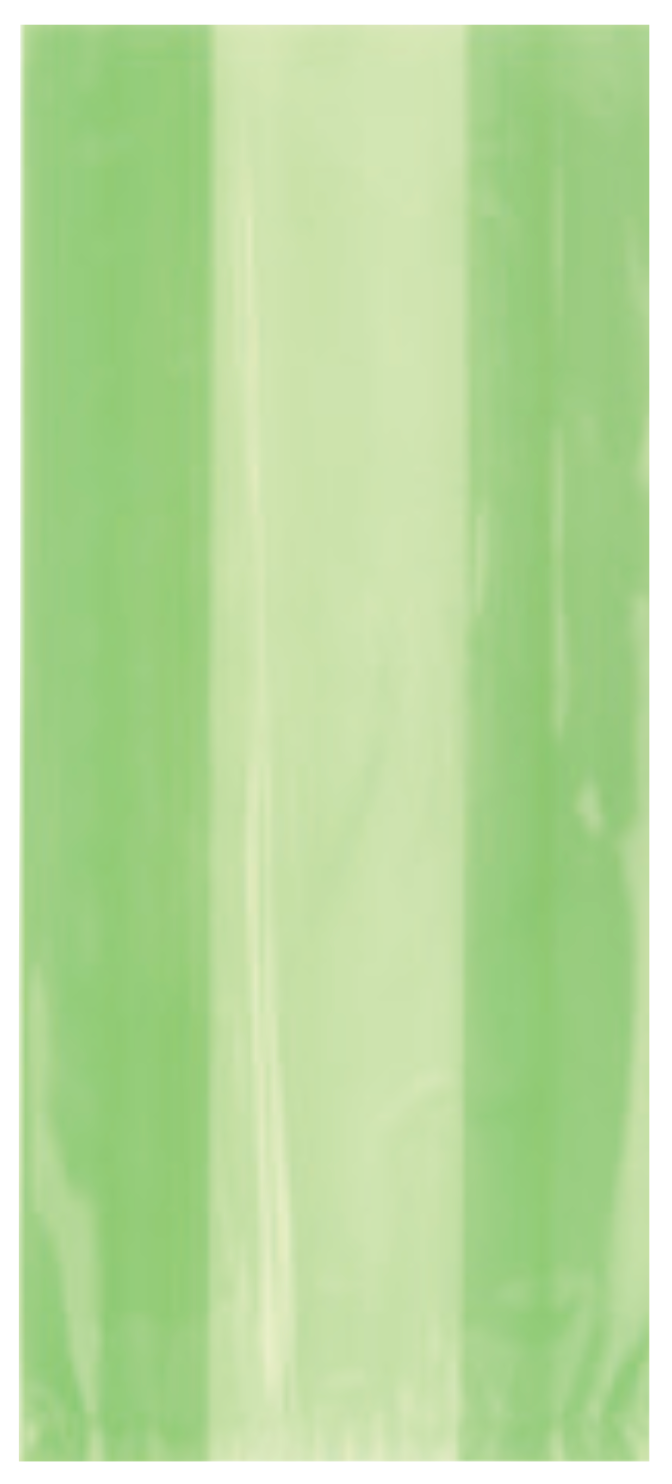 Lime Green Cellophane Bags 30ct