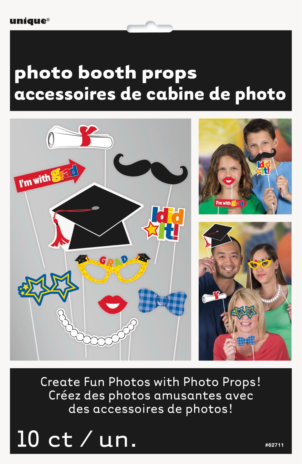 Graduation Photo Booth Props 10ct
