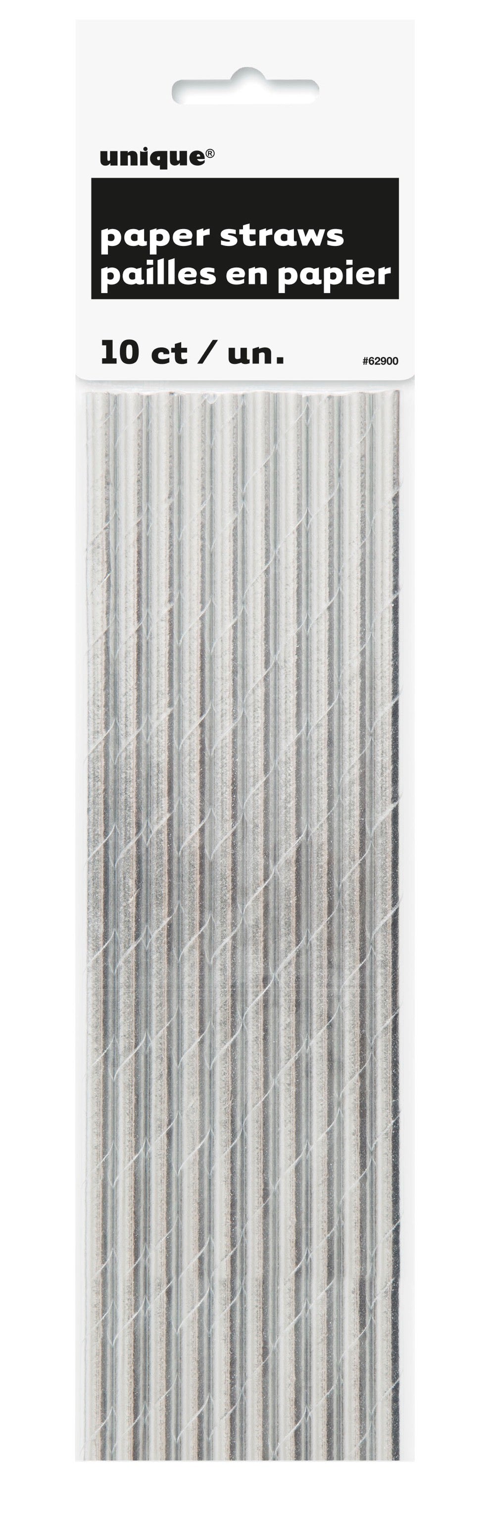 Foil Paper Straws 10ct