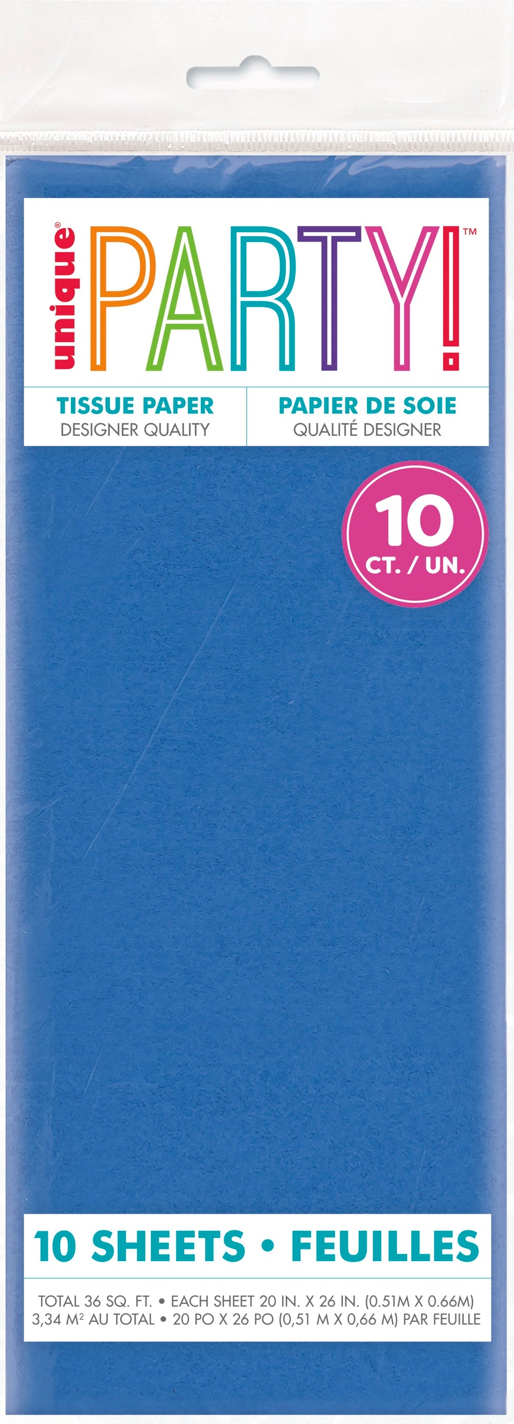 Royal Blue Tissue Sheets 10ct