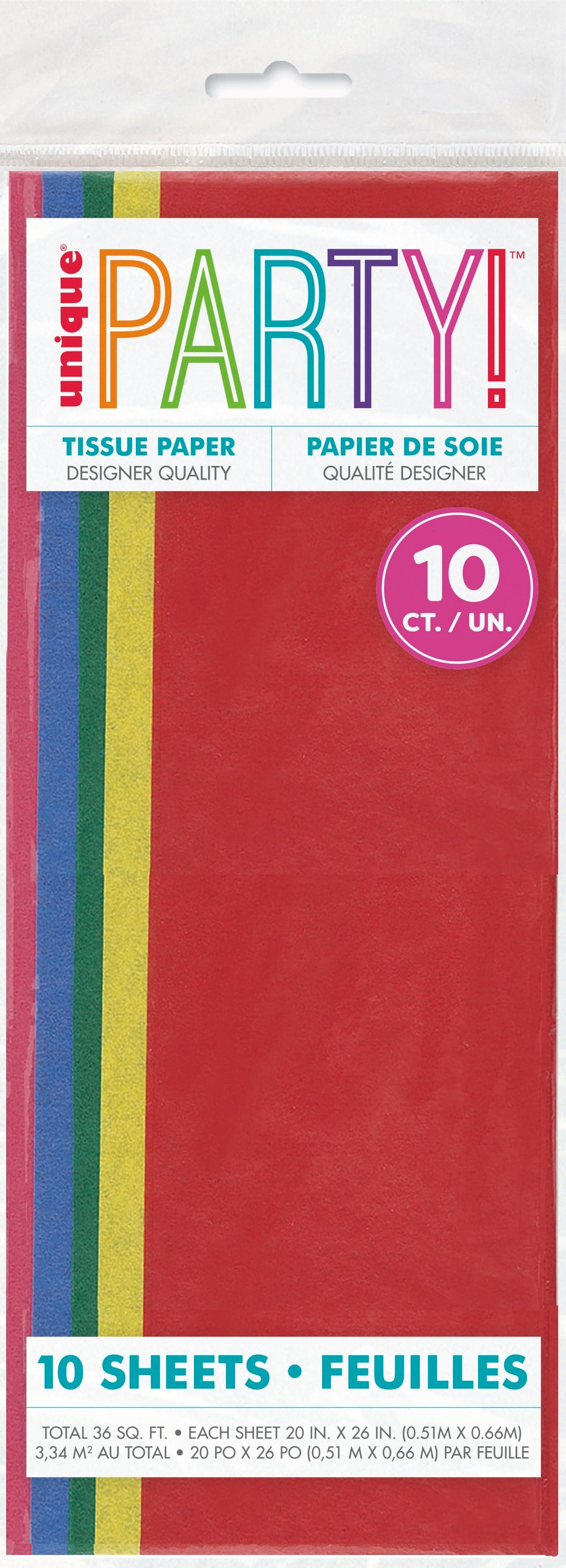 Assorted Tissue Sheets 10ct