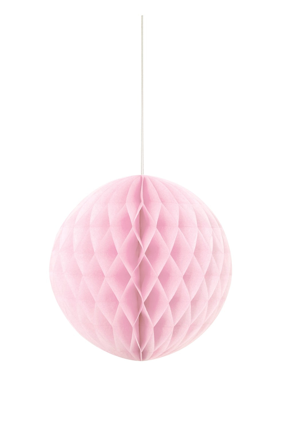 Pink Solid 8in Honeycomb Ball