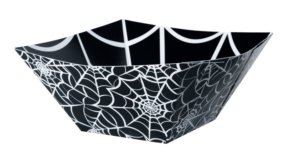 Spider Web Paper Square Bowl