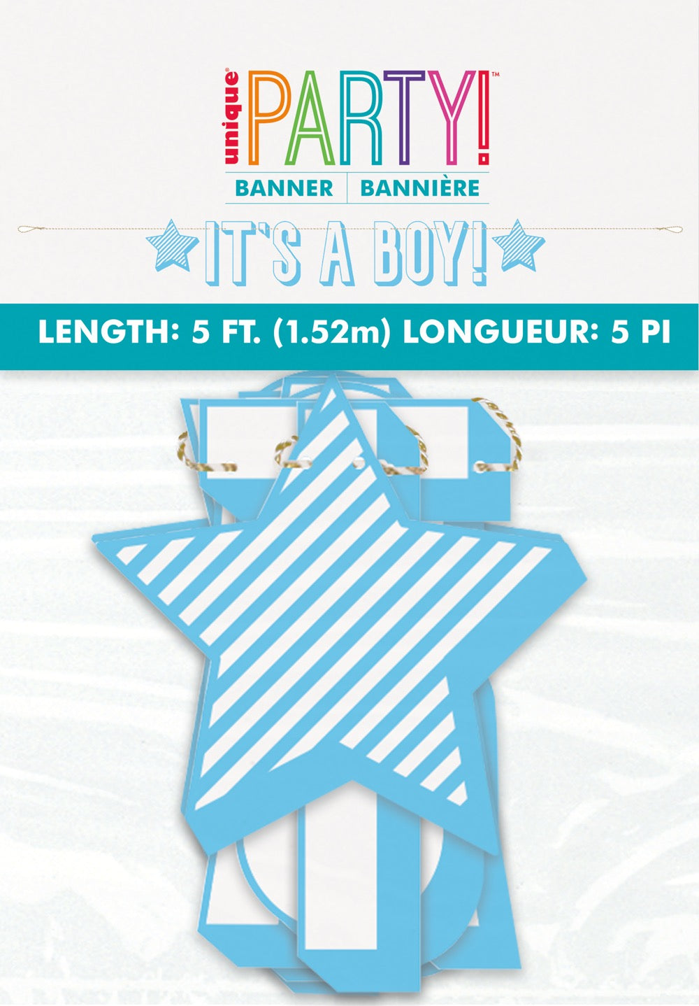 Blue It's a Boy Letter Banner