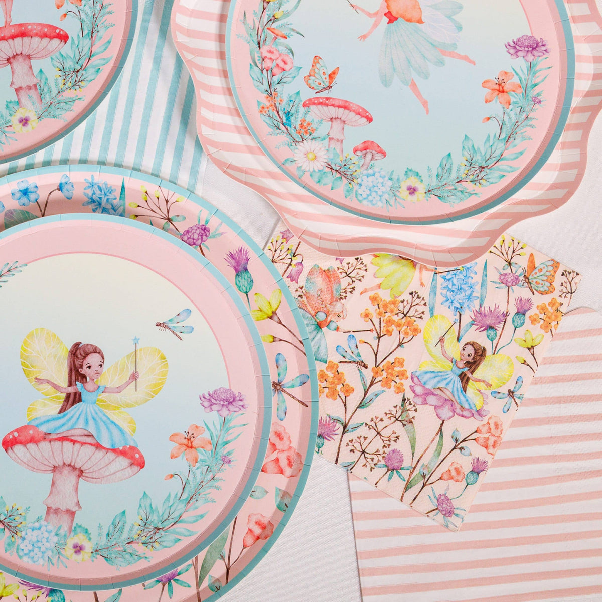 Fairy Garden Paper Napkins – Disposable