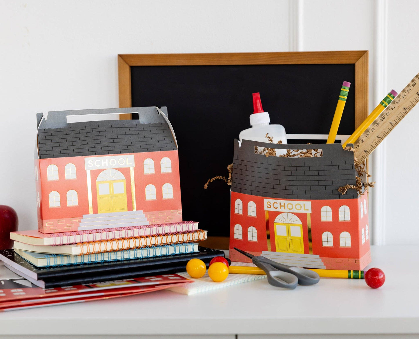 School House Treat Boxes 8ct