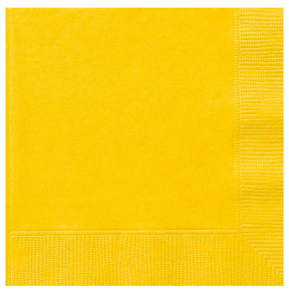 Sunshine Yellow Dinner Napkins 40ct