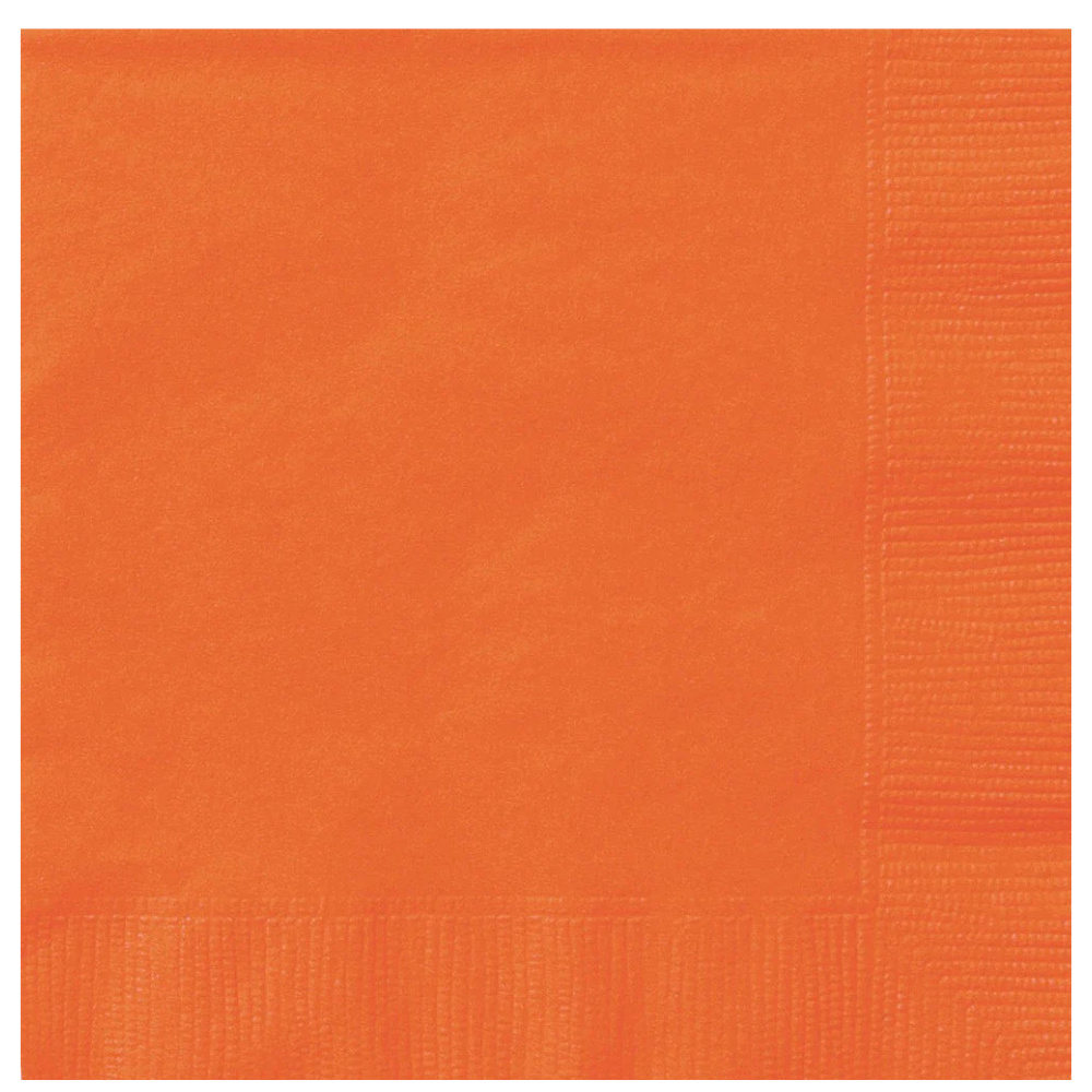 Orange Dinner Napkins 40ct