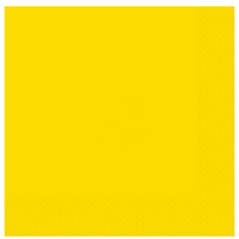 Yellow Dinner Napkins 40ct