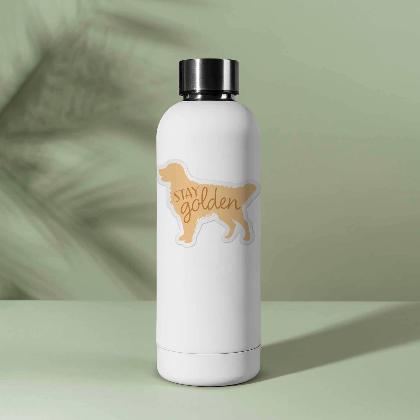 Stay Golden - Cute Golden Retriever Dog Sticker