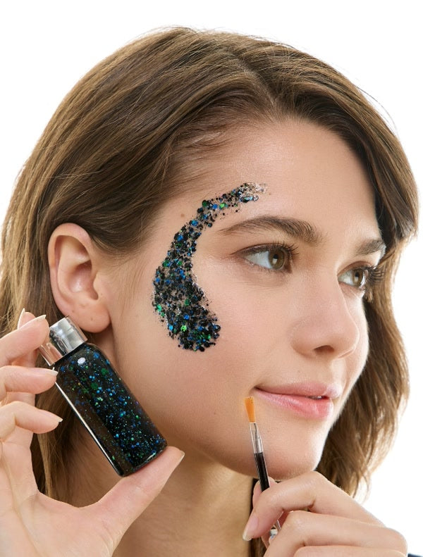 Black Glitter Makeup Kit