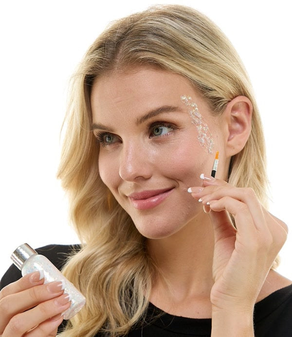 White Glitter Makeup Kit