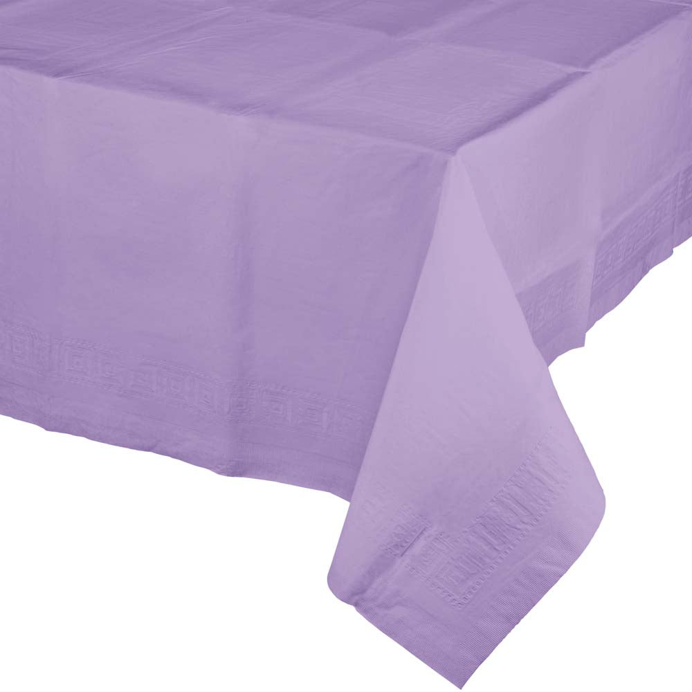 Rectangle Paper Table Cover - Lavender 54"x108"