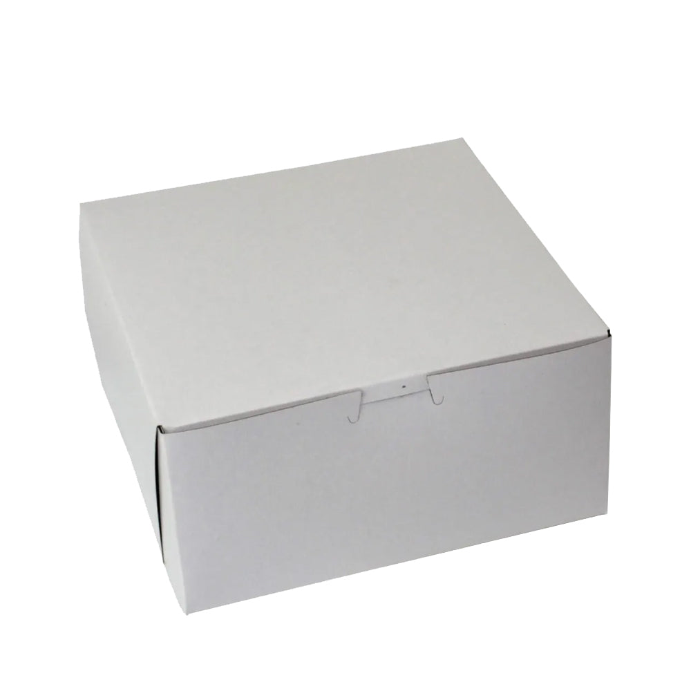 White Cake Box 8in x 8in x 4in