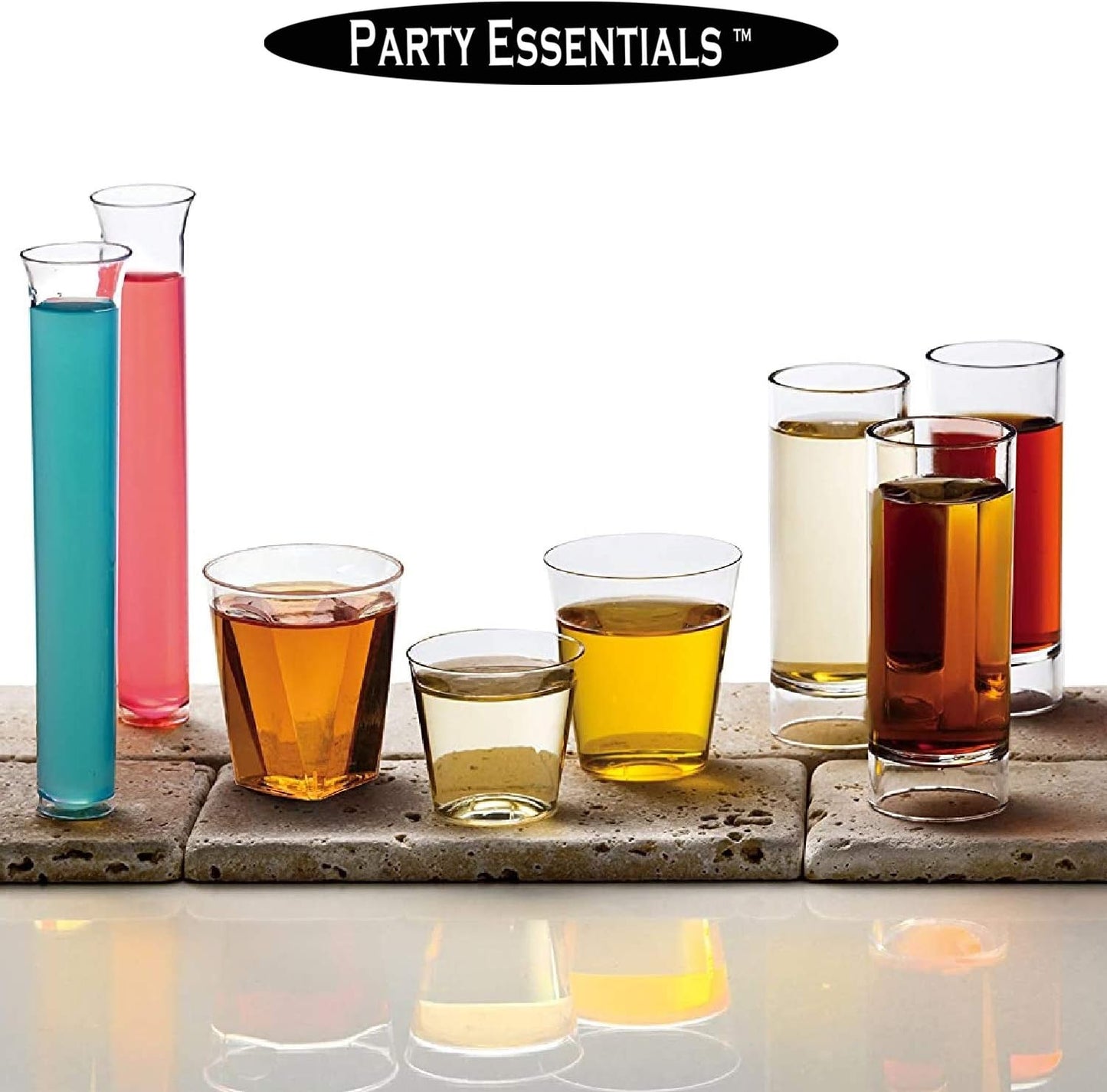1 oz. Tube Shots Box Set Clear - 15 Ct.