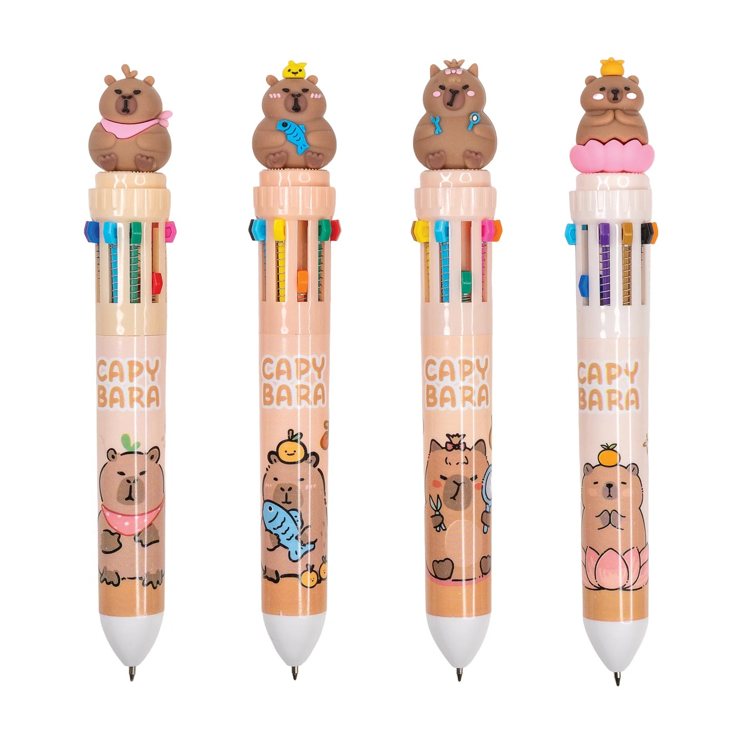 Capybara 10 Color Pen - 1 Assorted