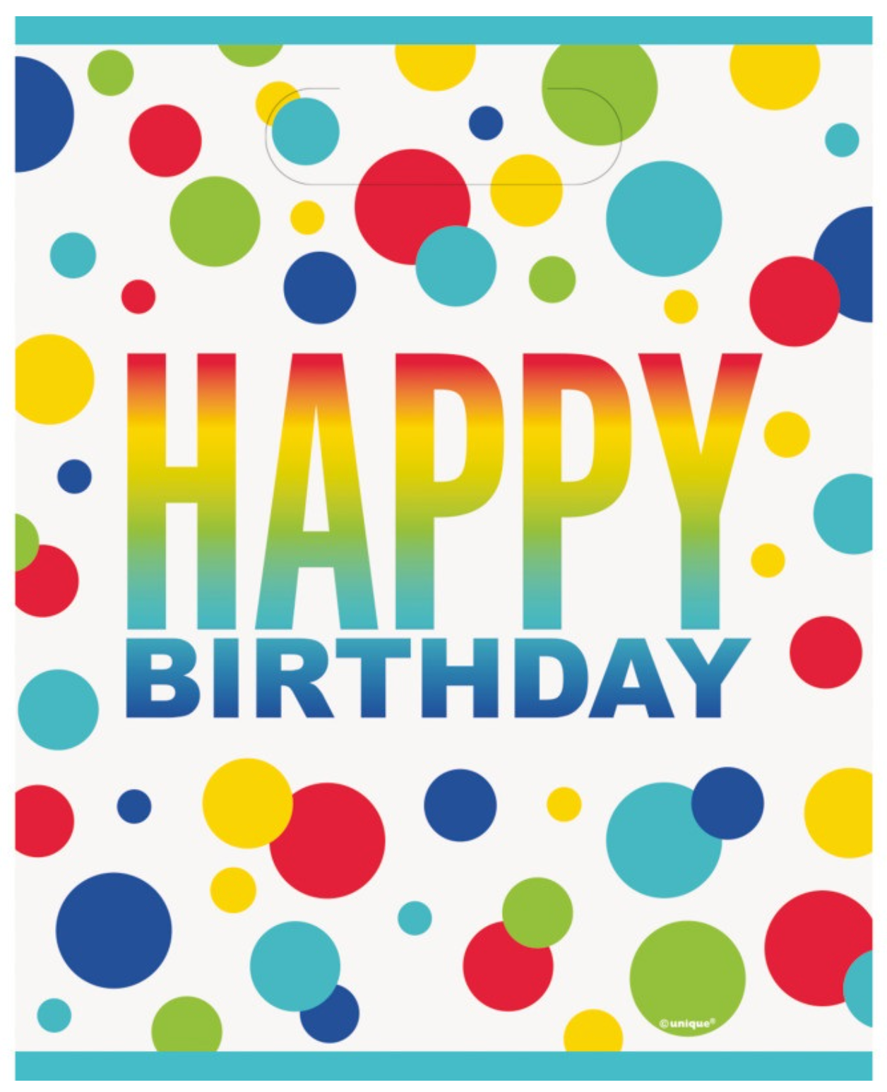 Rainbow Spots Birthday Loot Bags 8ct