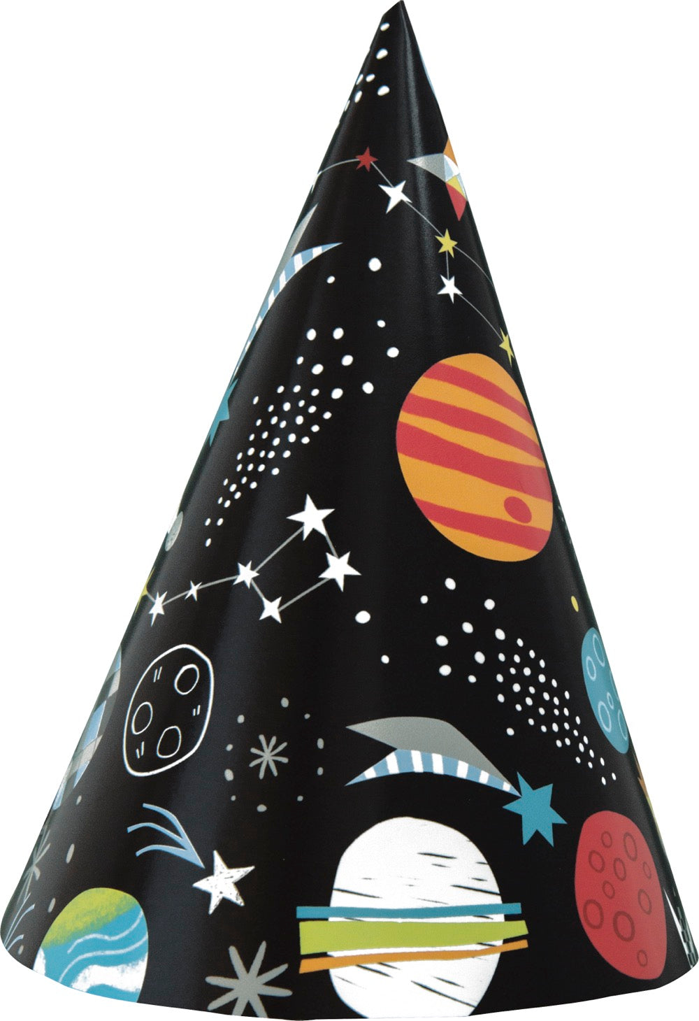 Outer Space Party Hats 8ct