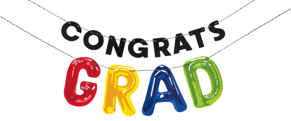 Letter Balloon Grad Letter Banner