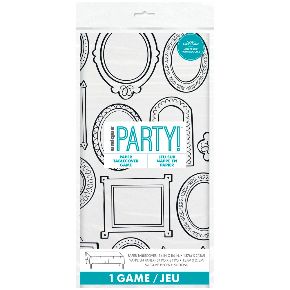 Activity Paper Table Cover for Adults 54in x 84in