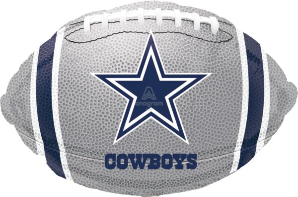#352 NFL Football - Dallas Cowboys 18in Balloon