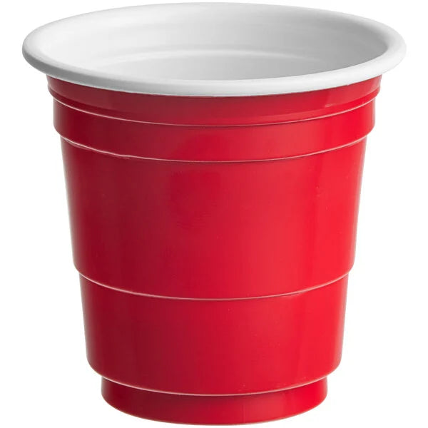 Red Plastic Shot Cups 20ct