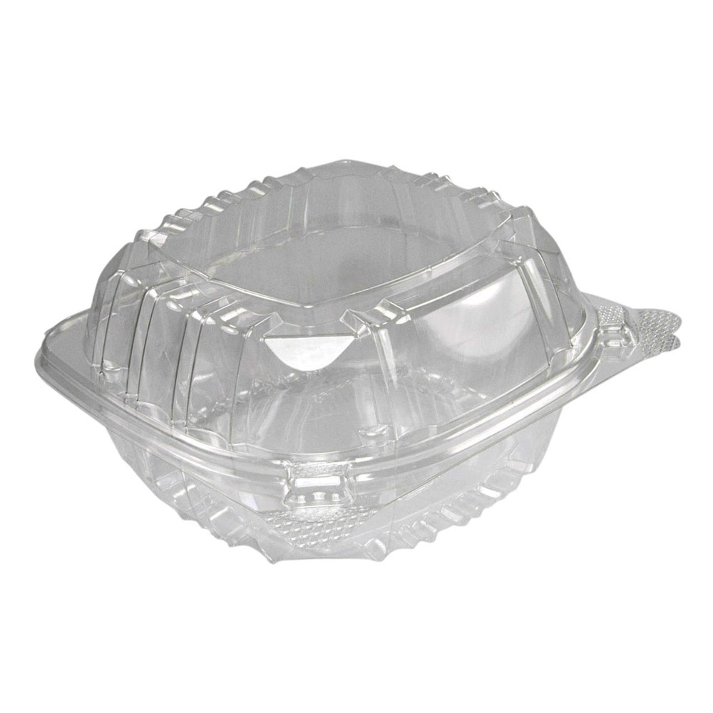 Clear Hinged Plastic Food Container