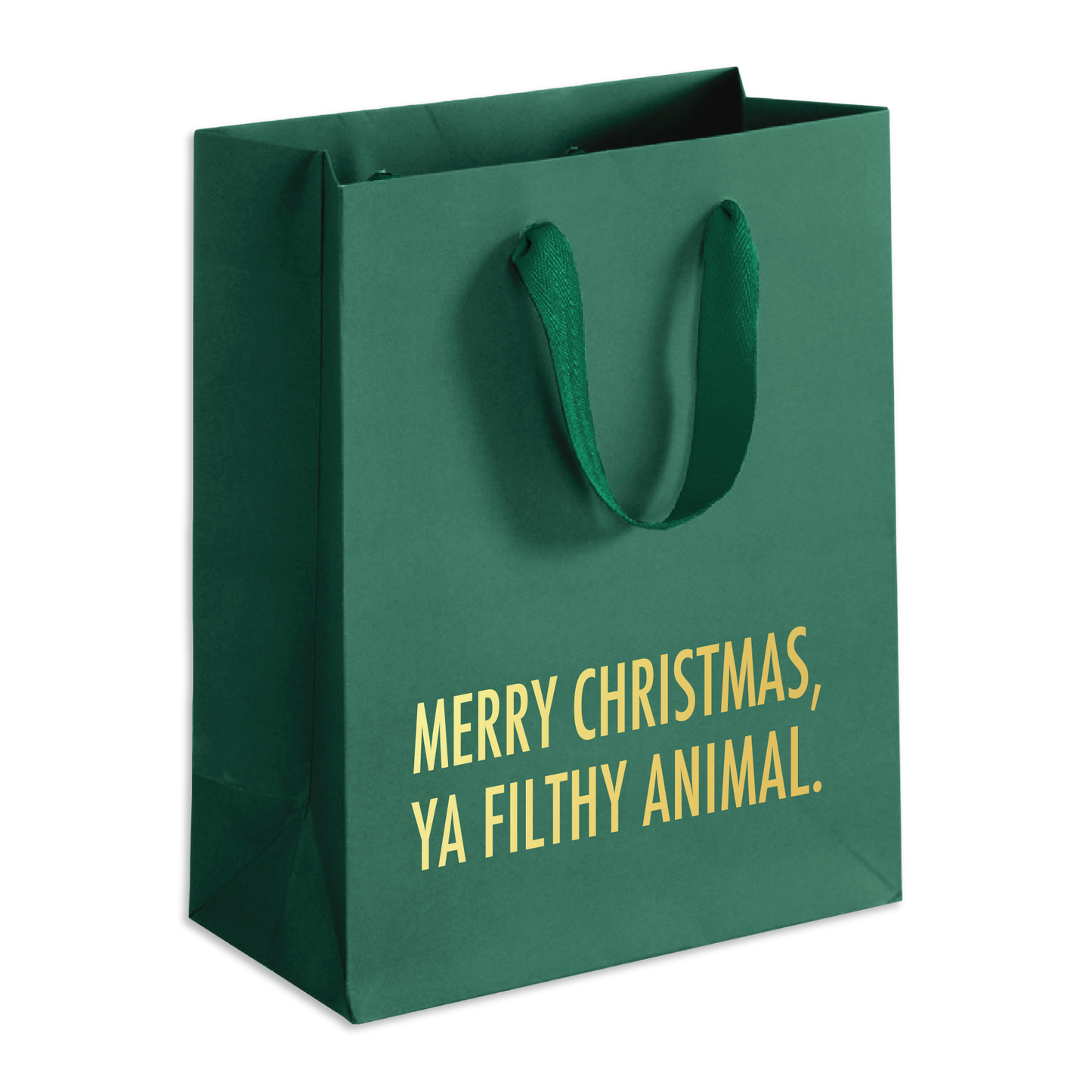 Filthy Animal - Christmas Gift Bag (Green)
