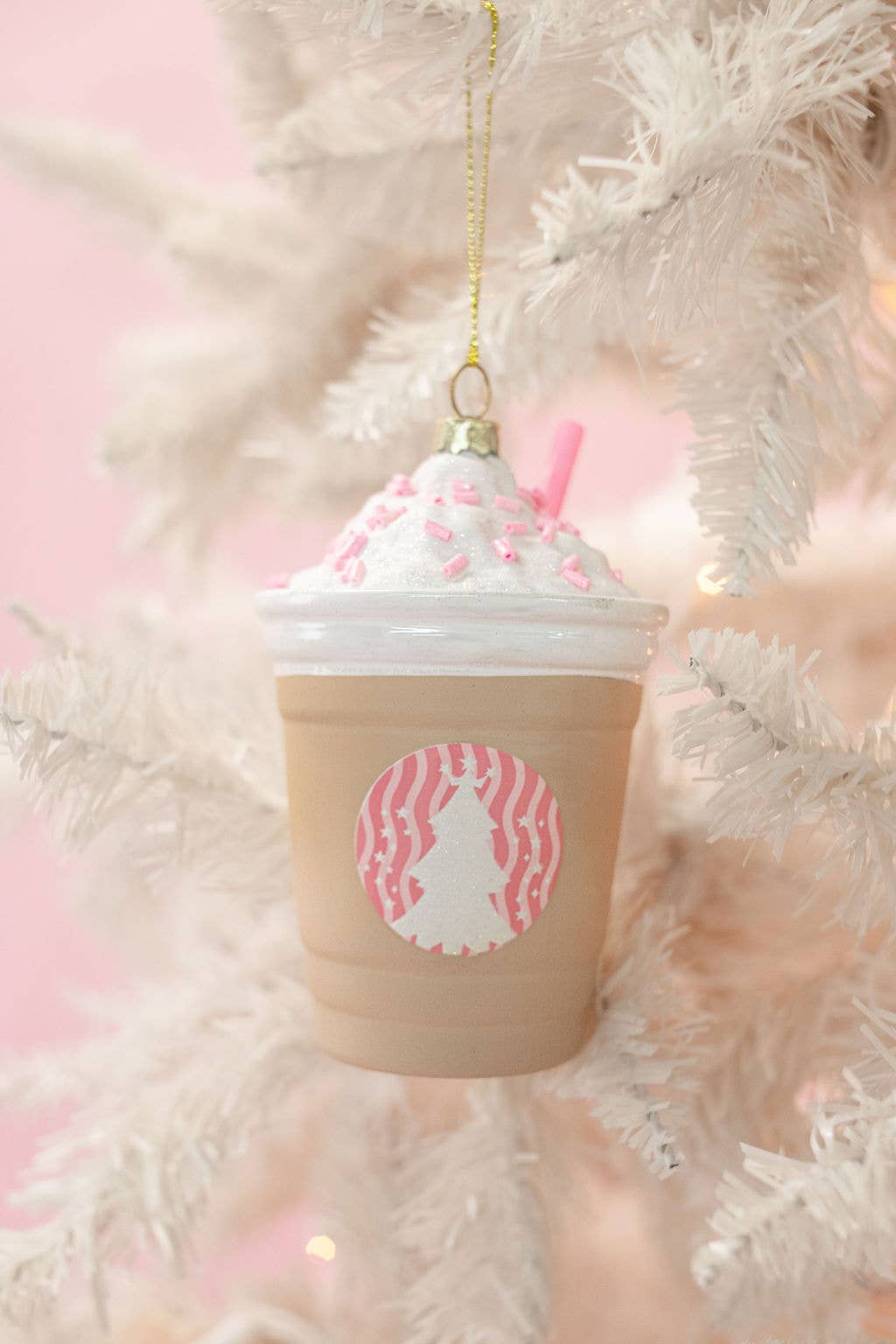 Coffee Drink Christmas Ornament - Frappe all the we way