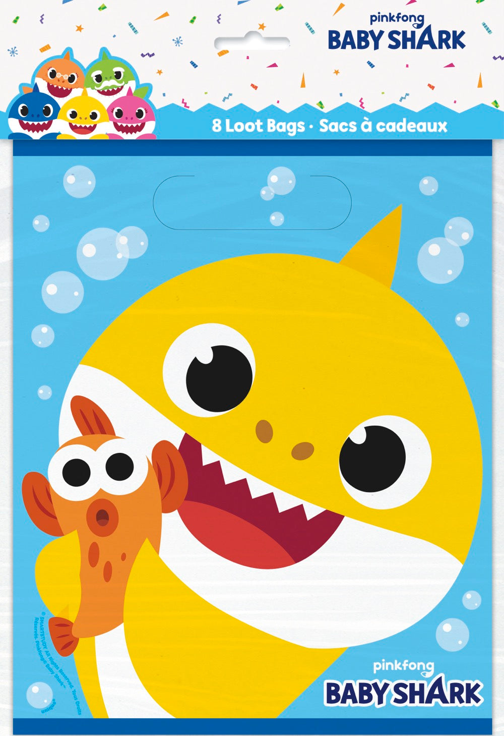 Baby Shark Loot Bags 8ct