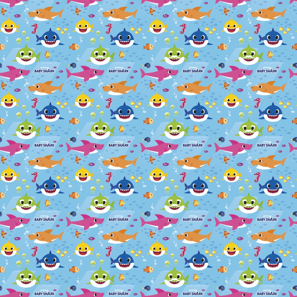 Baby Shark Gift Wrap 30in x 5ft