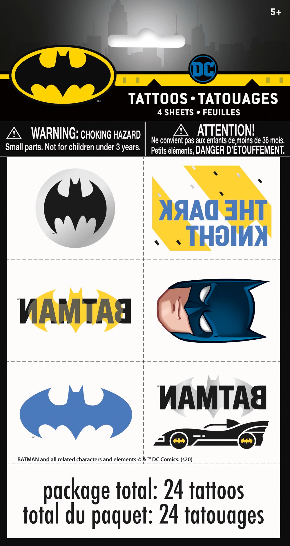 Batman Tattoos 24ct