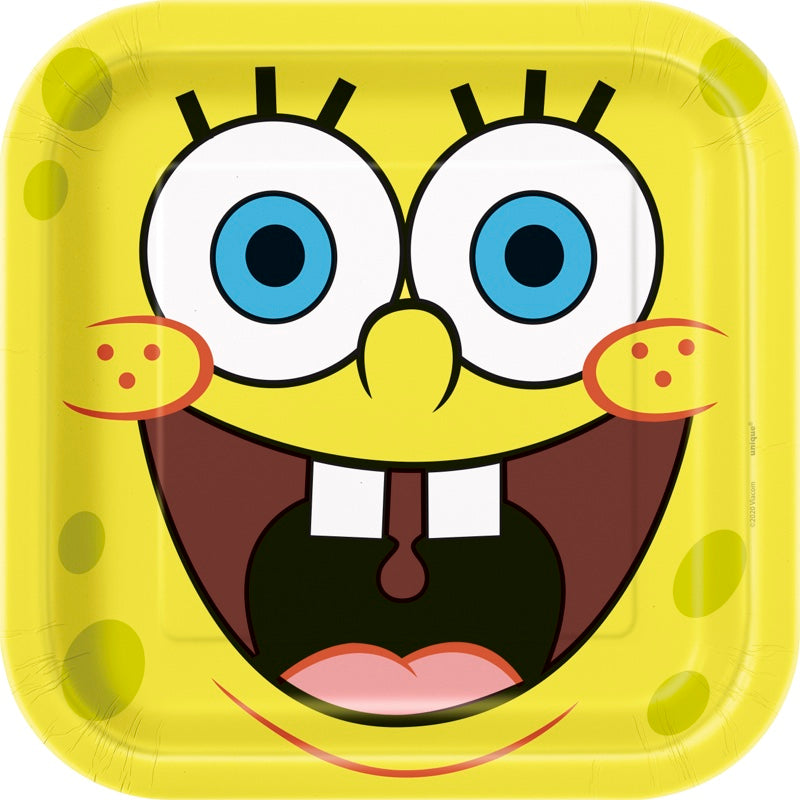 Spongebob Squarepants 9" Plates 8ct