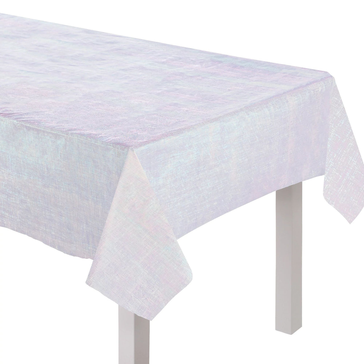 Dazzler Table Cover - Iridescent White