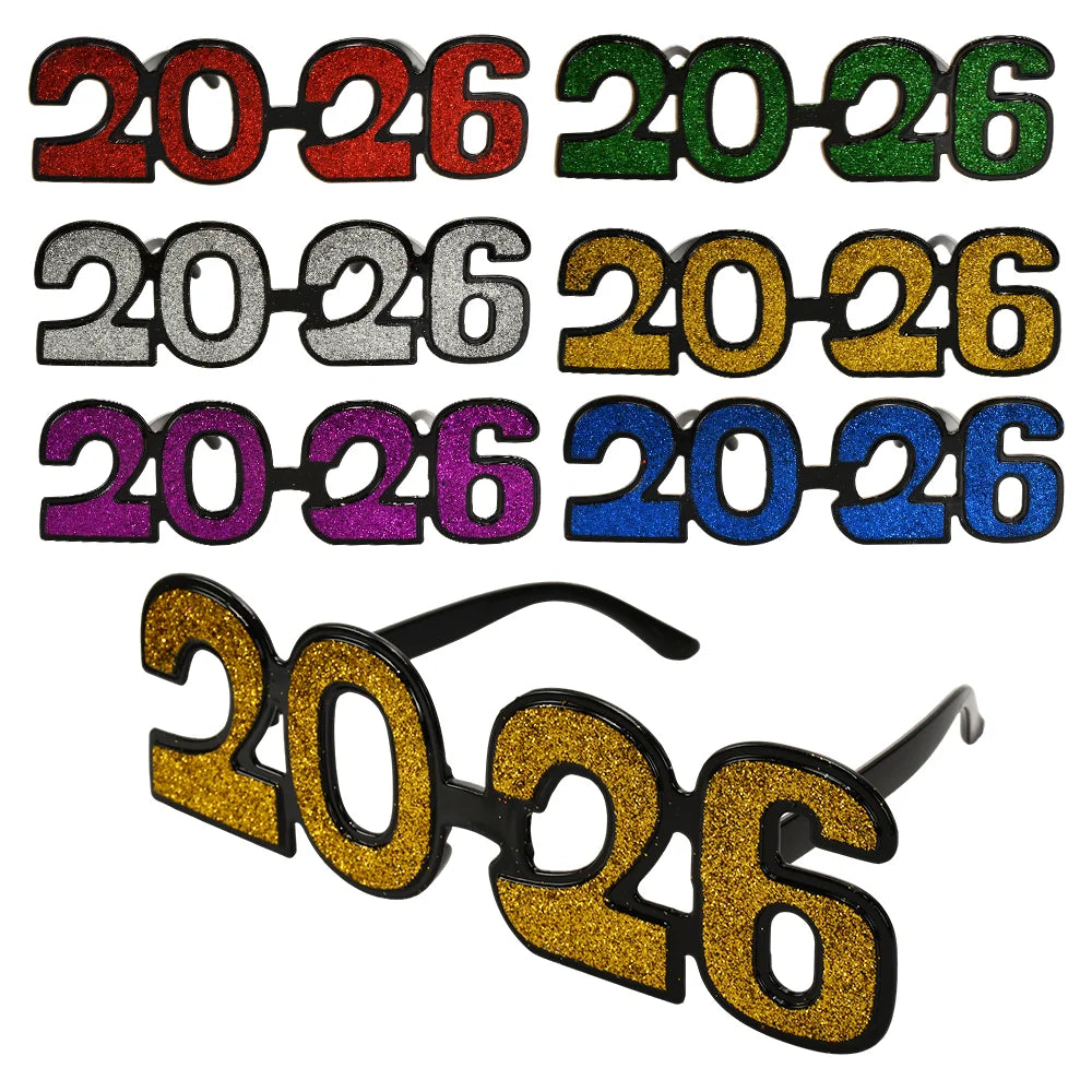 2026 Glitter Glasses - 1 Assorted Color