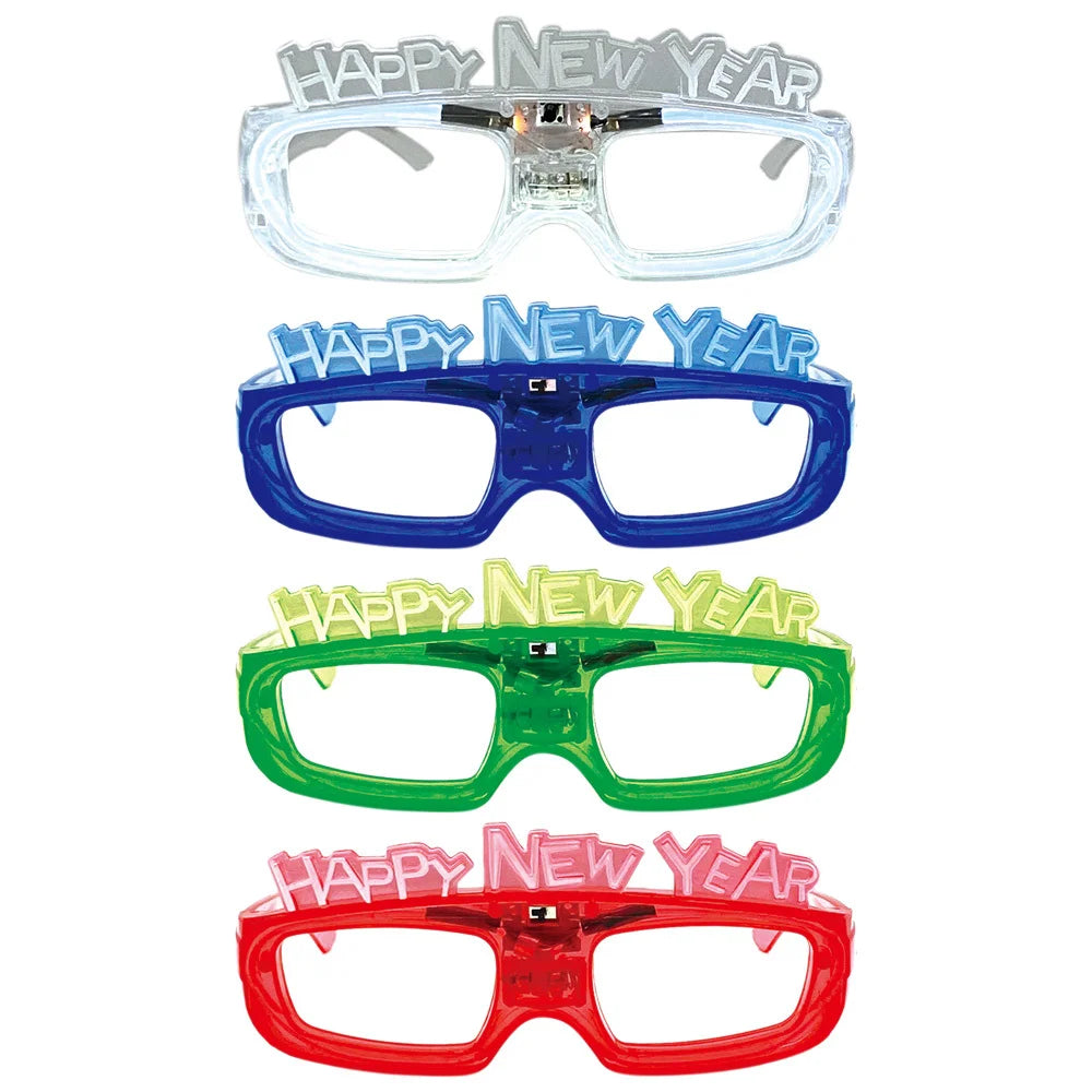 Happy New Year LED Glasses - 1 Assorted Color