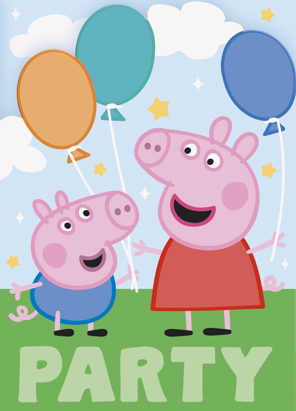 Peppa Pig Invitations 8ct