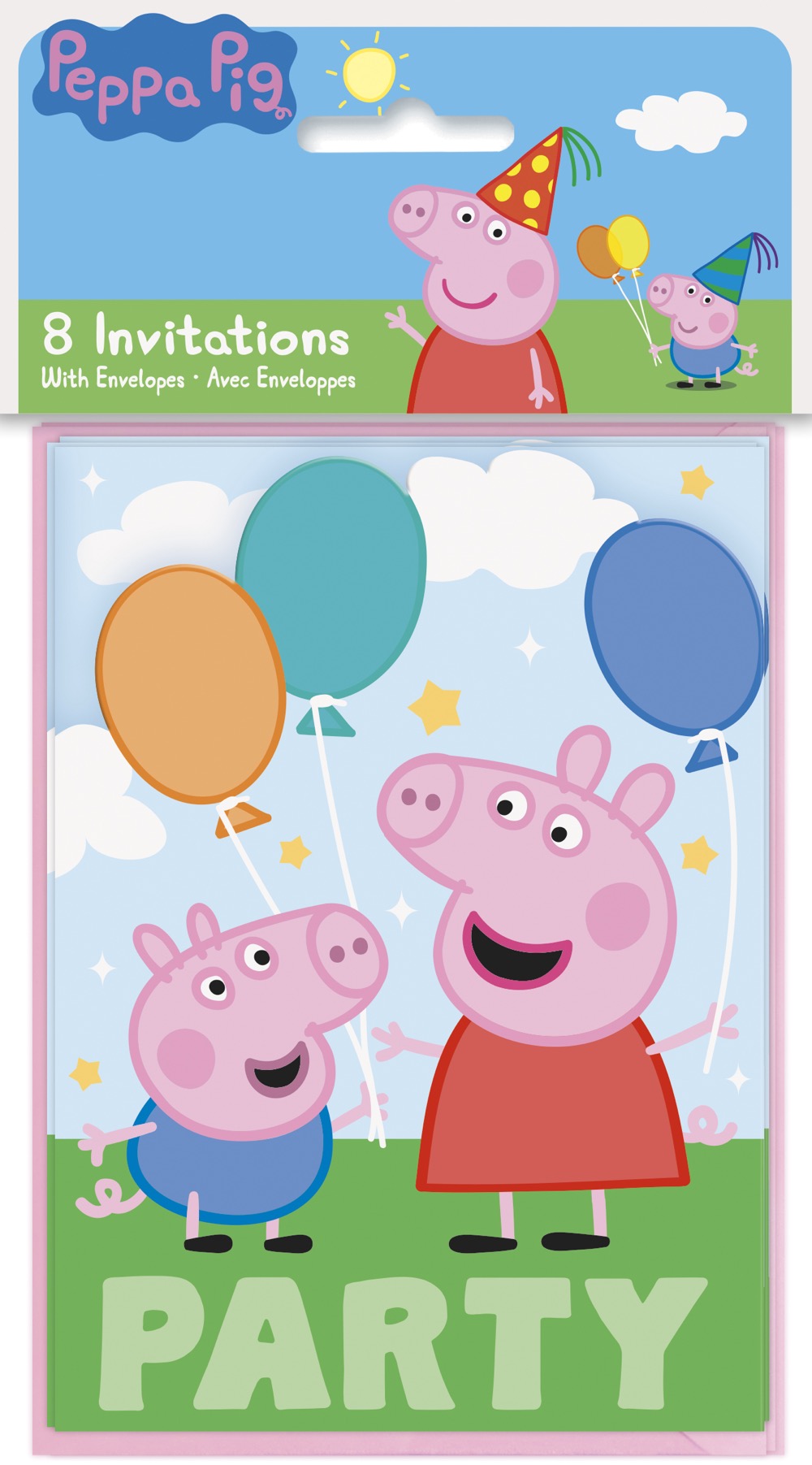 Peppa Pig Invitations 8ct