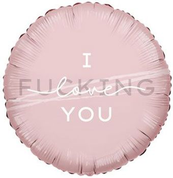 #000 I Fucking Love You 18in Balloon