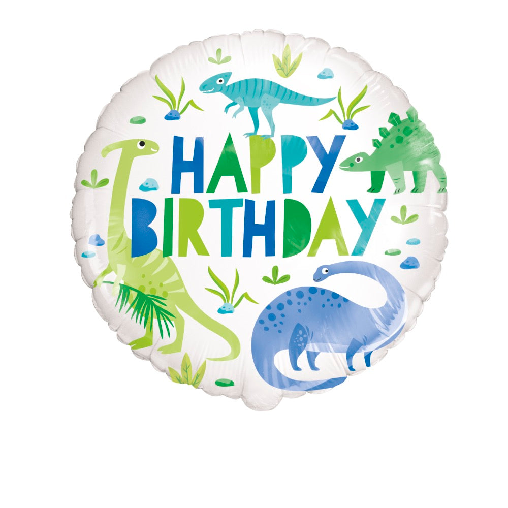 #170 Blue & Green Dinosaur  18in Balloon