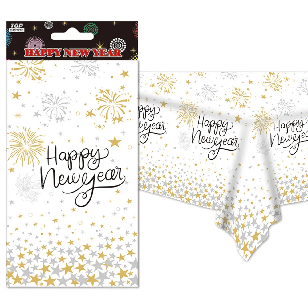 Happy New Year Table Cover 54x84