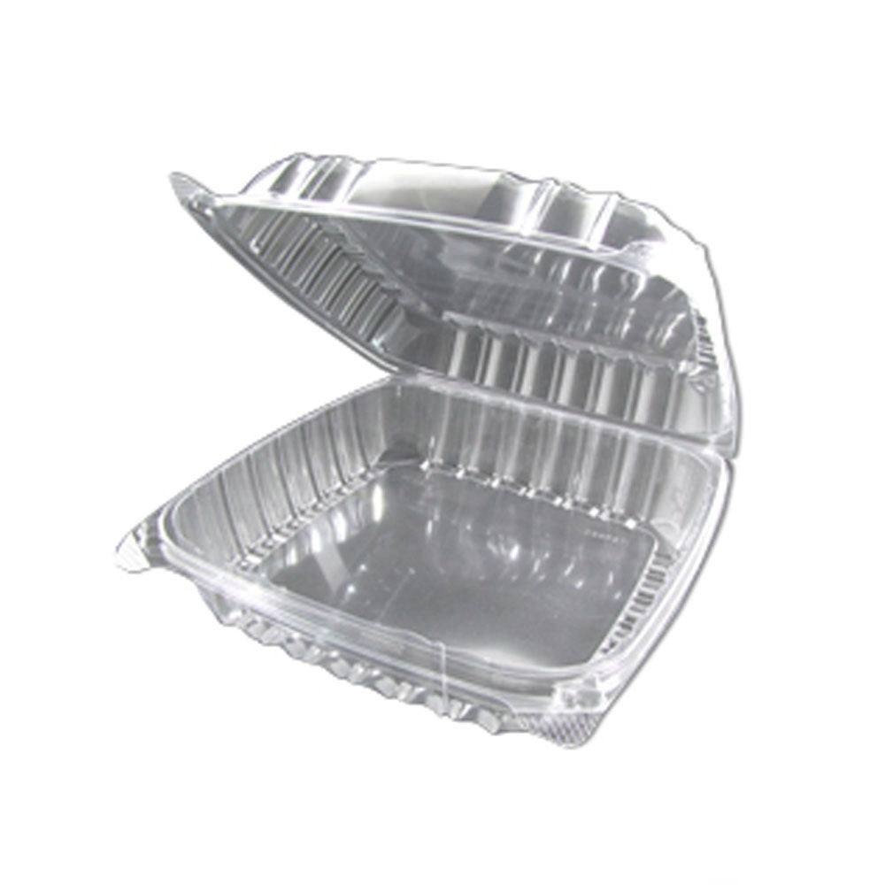 Clear Hinged Plastic Food Container